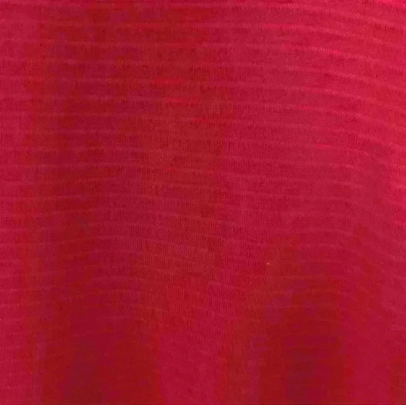 TANJAY  | Women's Red Ribbed 3/4 Length Sleeve Crewneck Sweater Size Smal… - Picture 2 of 4